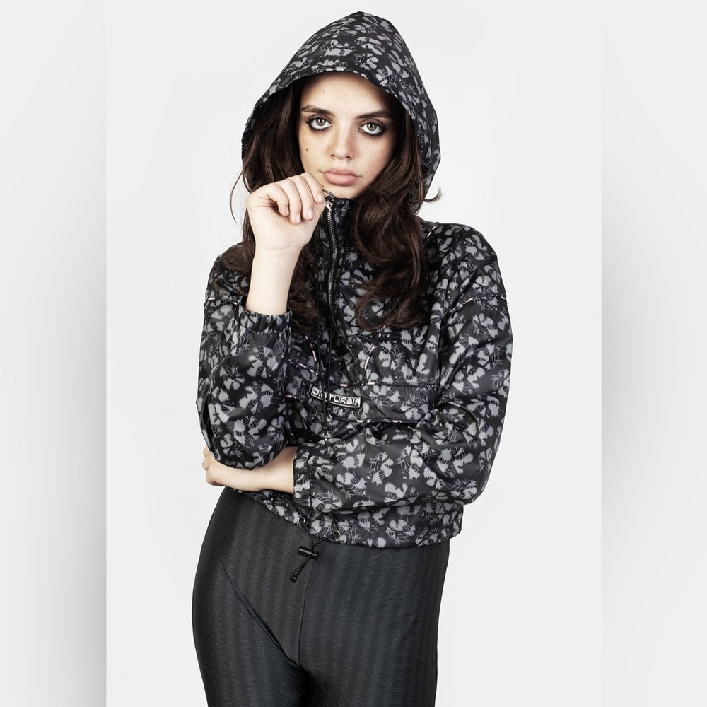 NWT Disturbia Electra Crop Anorak Jacket US 4 / UK 8